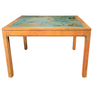 Abstract Painting Square Table