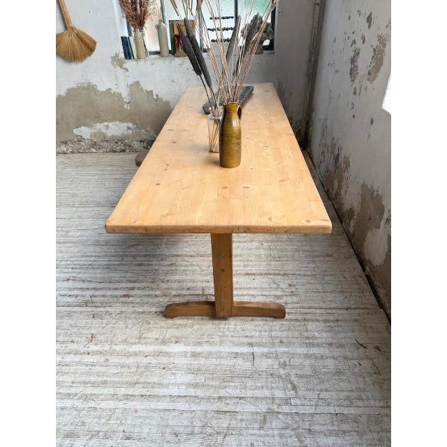 Pine Dining Table, Perriand Mountain, France, 1960s For Sale - Image 11 of 18