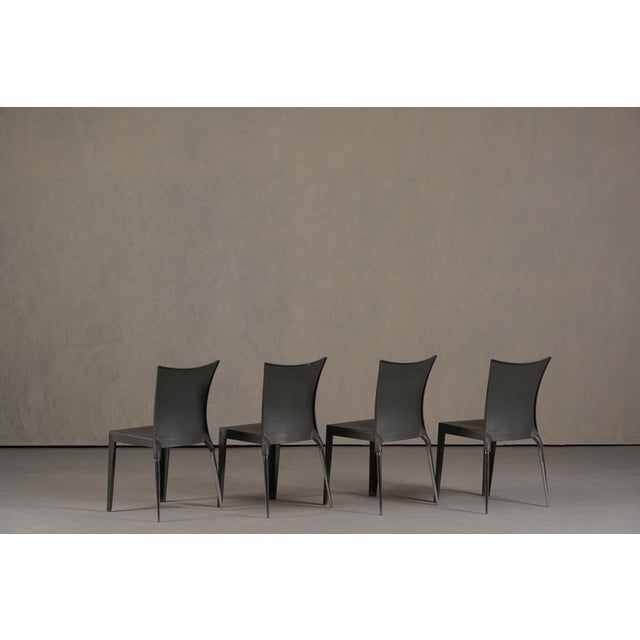 Jo Chairs by Robbi Cantarutti and Claudio Biferali for Arrmet, Italy, 2000s, Set of 4 For Sale - Image 6 of 15