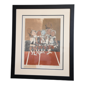 1980s Modern Art Lithograph by Graciela