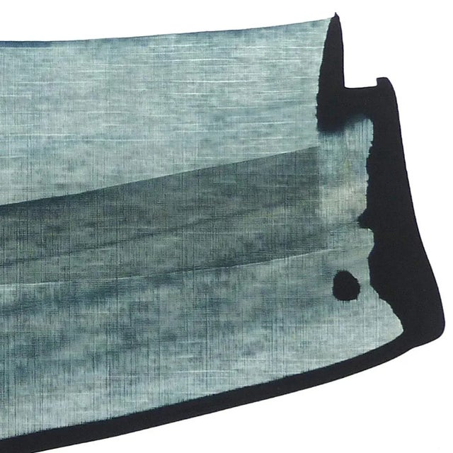 Abstract Contemporary Abstract Acrylic on Hahnemühle Paper Painting "Riverside 04" by Emma Godebska For Sale - Image 3 of 5