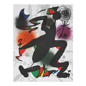 Joan Miro Original Lithograph V3-4 Mourlot 1977