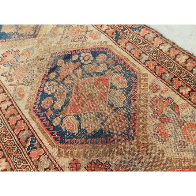 Hand Knotted Antique Persian Rug - 6'3"x 3'2" For Sale In Los Angeles - Image 6 of 13