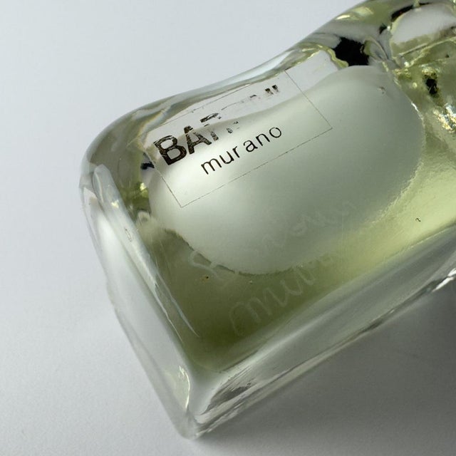 Vintage Murano Glass Ashtray from Alfredo Barbini, Italy, 1980s For Sale - Image 12 of 15