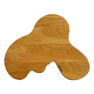 Serving Platter in Oak by Alvar Aalto for Iittala For Sale