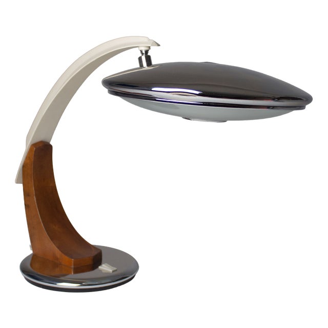 Tiburon Shark Desk Lamp by Luis Perez De La Oliva, Grin, Spain, 1960s For Sale