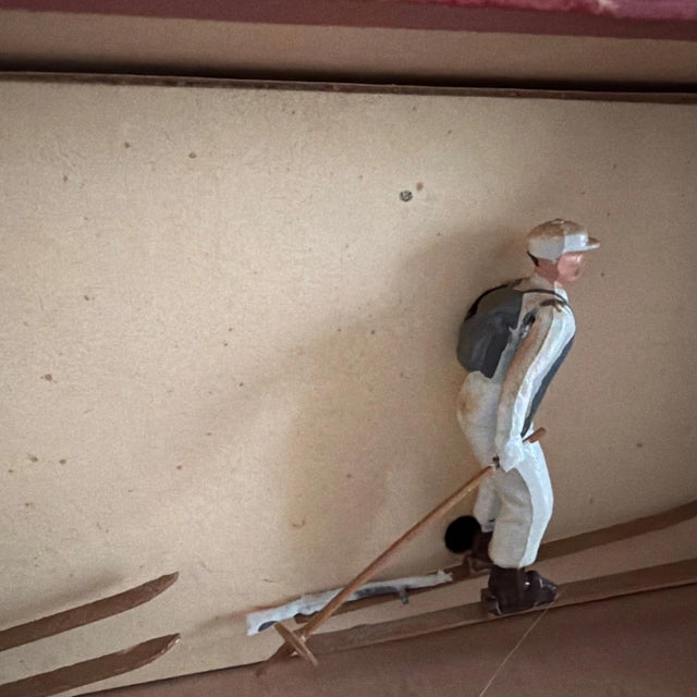 1950s Vintage Britains Ltd Four Skiing Toy Soldiers No. 2017 For Sale - Image 5 of 6