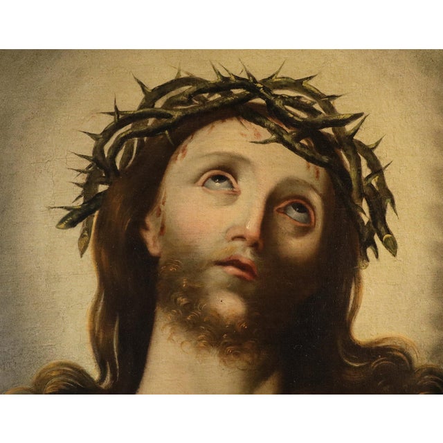 Guido Reni, Ecce Homo, 1660, Oil on Canvas For Sale - Image 10 of 15
