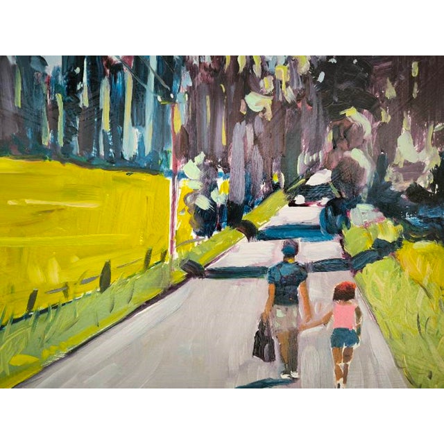 Linda Clerget, Sun on the Countryside, Oil, Framed For Sale - Image 6 of 12