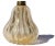 Murano Seguso Murano Ribbed Gold Flecks Vintage Italian Art Glass Decorative Vanity Perfume Atomizer Bottle With Label For Sale - Image 4 of 5