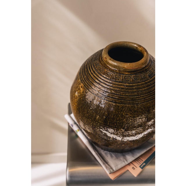 Large Chinese Majesty Stoneware For Sale - Image 6 of 7