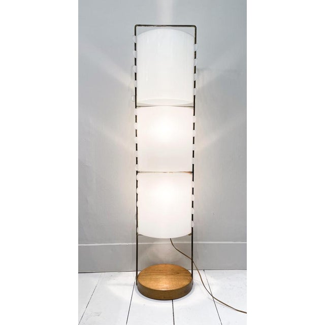Mid-Century Floor Lamp M1 attributed to Joseph- André Motte for Huchers Minvielle, 1950s For Sale - Image 4 of 5