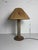Mid-Century Modern French Brutalist Wood Turned Table Lamp by Charles Dudouyt, 1950s For Sale - Image 16 of 16
