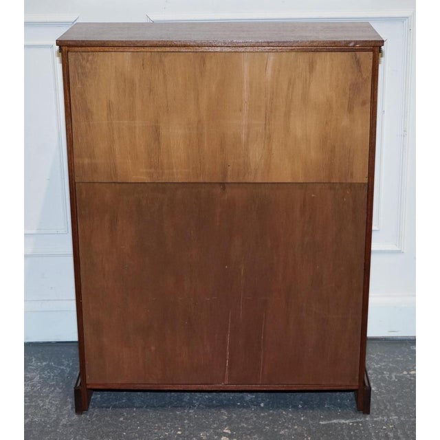 Vintage Dwarf Open Bookcase with Fixed Shelves For Sale - Image 12 of 13