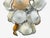 Metal Mid-Century Modern, Orange and White Murano Glass, Chrome, Pendant Light, 1960s For Sale - Image 7 of 12