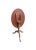 1940s Mahogany Oval Tilt-Top Tripod Candle Stand Side Table For Sale - Image 4 of 7