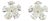 2.00 Ct Pear Shape Diamond Earrings For Sale