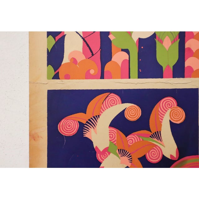 1928 American Botanical Design Pochoir, Inspirations (Book B, Plate 17), André Durenceau For Sale - Image 4 of 5