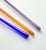 Contemporary Set of 3 Stemless Footless Long Colorful Handles Toasting Champagne Glasses For Sale - Image 3 of 6