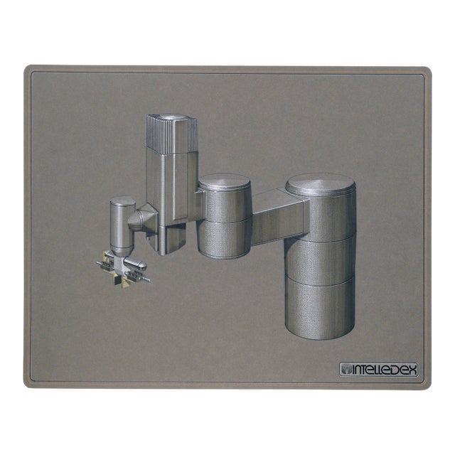 Intelledex Industrial Machinery Design Drawing in Pencil and Ink on Paper by Edward T. Liljenwall For Sale
