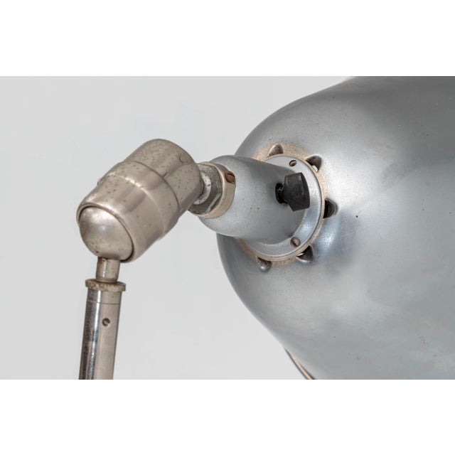 Swedish Triplex Lamp with Metal Shade by Johan Petterson, 1930s For Sale - Image 3 of 7