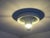 White Mid-Century Modern Italian White Flush Mount from Tronconi, 1970s For Sale - Image 8 of 13
