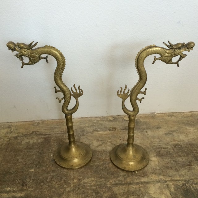 Antique Brass Incense Burner Dragon Chairish