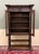 Beautifully Carved Antique French Louis XIII Style Oak Barley Twist Bookcase on Two-Tier Stand c. 1880s Exquisitely carved...