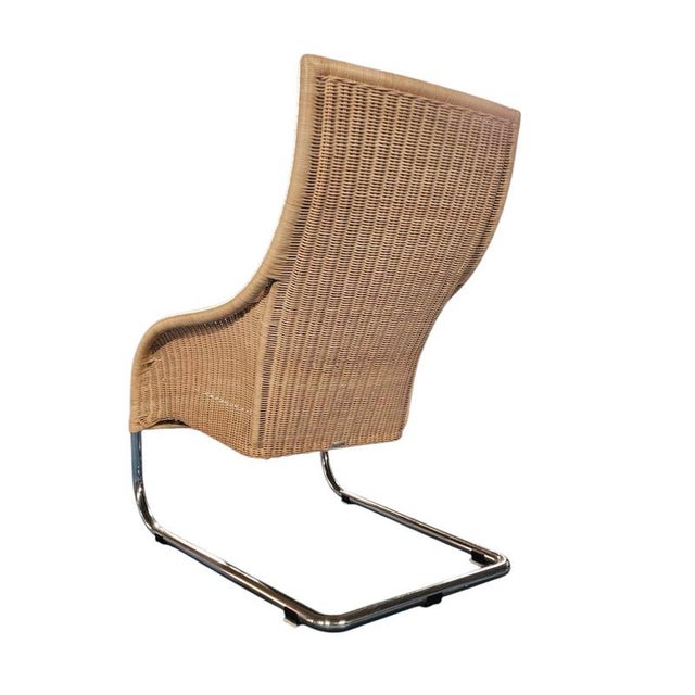 Wood Rattan Lounge Chairs, 1990s, Set of 2 For Sale - Image 7 of 15