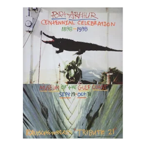 1998 Robert Rauschenberg 'Centennial Celebration' Neutral Offset Lithograph