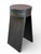 24" - Handcrafted Sculptural Solid Wood "Halo" Ebony Stool For Sale - Image 11 of 16