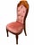 Vintage Figured Wood Double-Pedestal Dining Table With Eight Rose Upholstered Cane-Back Chairs — Nine-Piece Set For Sale - Image 12 of 18