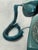 Mid-Century Modern Turquoise Rotary Telephone Still Life Art Print Painting Phone Dial Telephone Oil Board Framed Signed For Sale In Los Angeles - Image 6 of 18