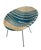 Mid-Century Modern 1960s Space Age Bali Pop Art Armchair in Woven Vinyl | Mid-Century Modern For Sale - Image 3 of 11
