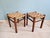 Mid-Century Modern Stools in Beech and Braided Rope, 1950s, Set of 2 For Sale - Image 15 of 15