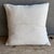 Linen Vintage Turkish Hemp Rug Pillow 21" X 21" With Down Insert For Sale - Image 8 of 9