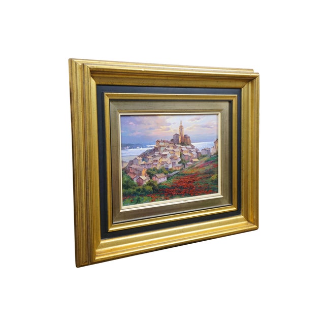 Late 20th to early 21st century oil on canvas painting titled "Mar de Tarde (Afternoon Sea) - Cadaques" by Salvador...
