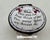 An 18th Century oval Battersea Bilston English Enamel Motto Patch Box with a wonderful sentiment. When This you fee Pray...