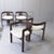 Mid-Century Modern Chairs in the style of Afra and Tobia Scarpa, 1980s, Set of 6 For Sale - Image 3 of 12