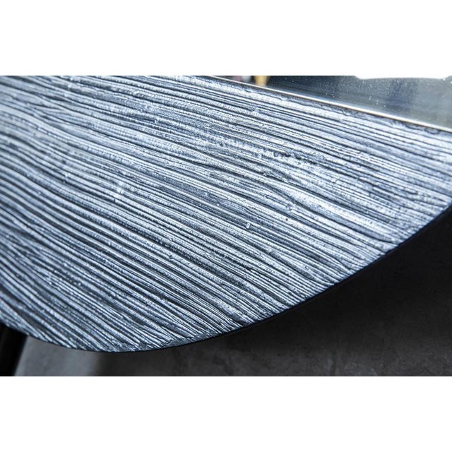 Orizzonte 600 Silver Round Mirror by Disain1971 For Sale - Image 4 of 7