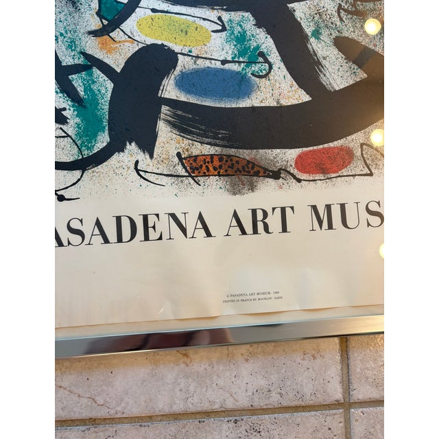 Vintage Pasadena Art Museum Exhibition Poster After Pablo Picasso Printed by Mourlot Paris 1969 For Sale - Image 9 of 17