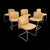 Vintage Cantilever Chairs in Chromed Steel and Faux Leather, 1970s, Set of 6 For Sale - Image 9 of 9