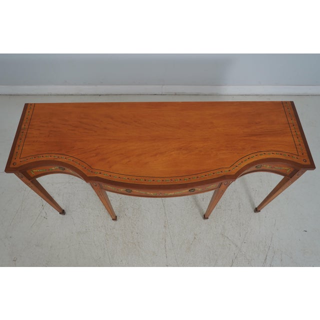 Wellington Hall Adams Paint Decorated Satinwood Sideboard For Sale - Image 4 of 12