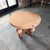 Mid-20th Century Brutalist Round Oak Coffee Table, Denmark For Sale - Image 6 of 7