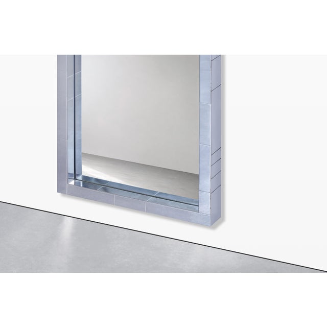Mid-Century Paul Evans Cityscape Mirror With Console Table for Directional For Sale - Image 10 of 13