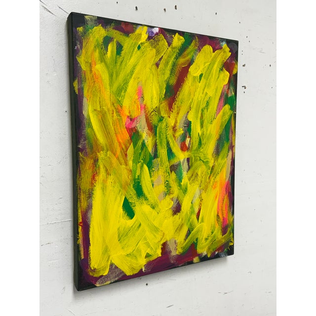 Abstract John Fooks Acrylic on Canvas Abstract Painting For Sale - Image 3 of 12