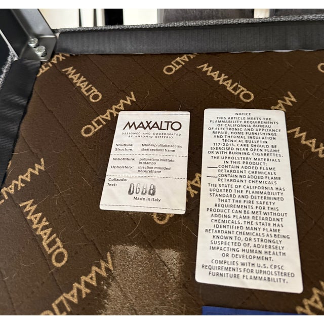 Maxalto Eunice Dining Chair Set of Six For Sale - Image 9 of 9