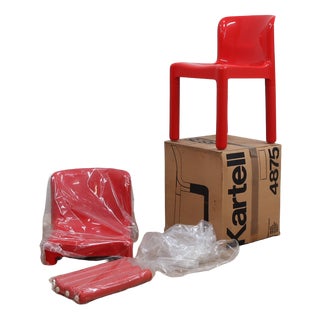 Model 4875 Chairs by Carlo Bartoli for Kartell, 1970s, Set of 2 For Sale