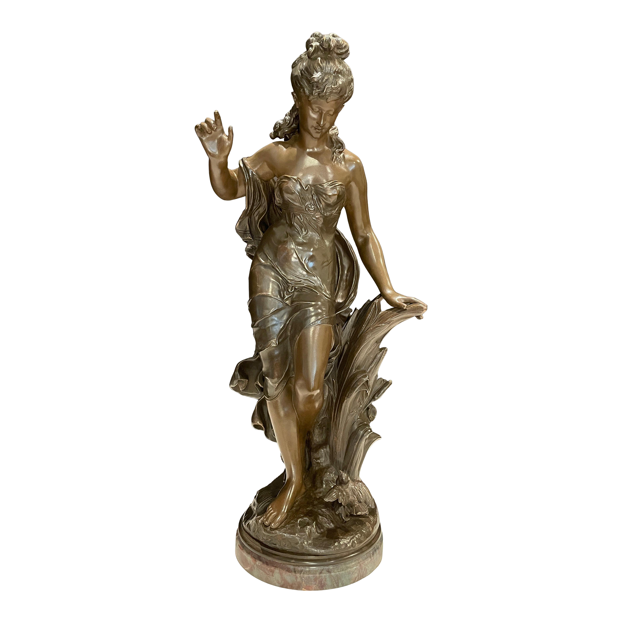 女神 ヴィーナス A.Moreau Late 19th Century Auguste Moreau Bronze Sculpture 