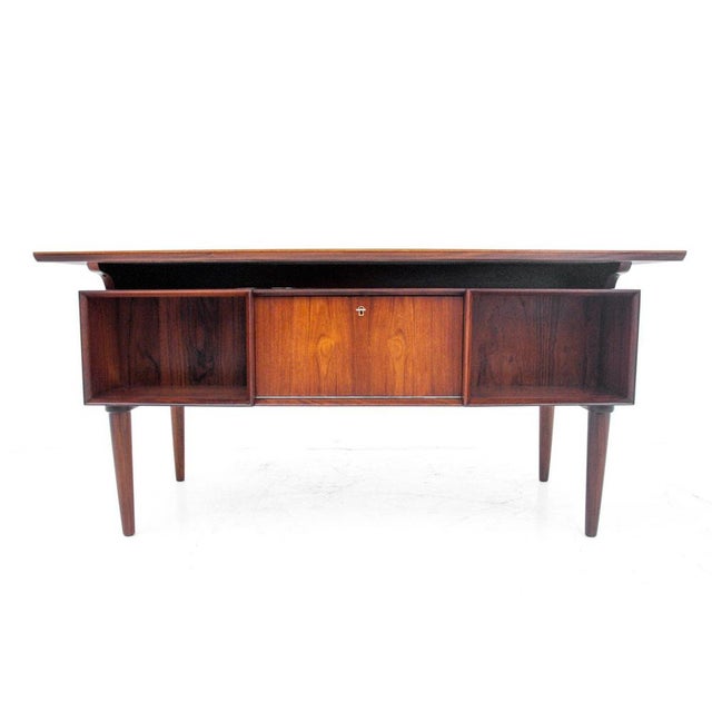 Vintage Danish Teak Desk, 1960s For Sale - Image 13 of 16